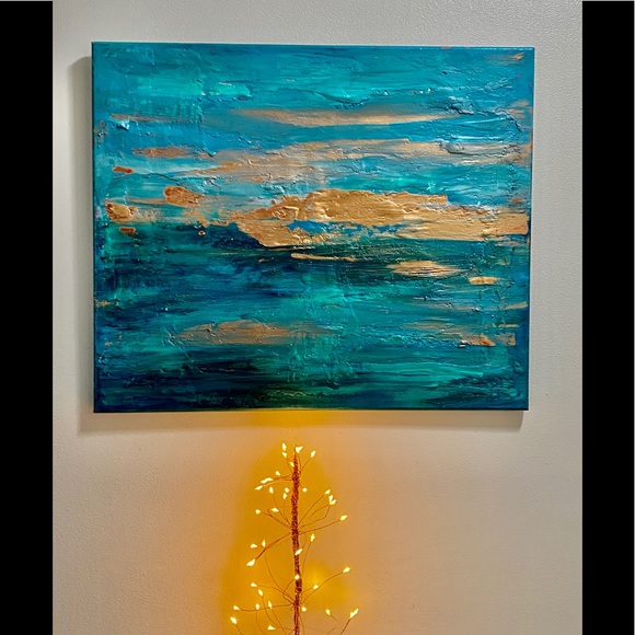 Anthropologie Other - 24” x 20” Painting on Canvas